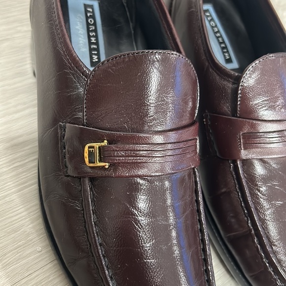 Florsheim • mens riva loafer leather comfort dress shoes burgundy 8.5 main image 9